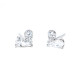 耳環 • 心型鑲嵌